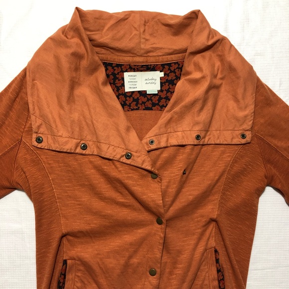 Anthropologie Saturday Sunday Tavi Moto Jacket-c3 - Picture 7 of 8